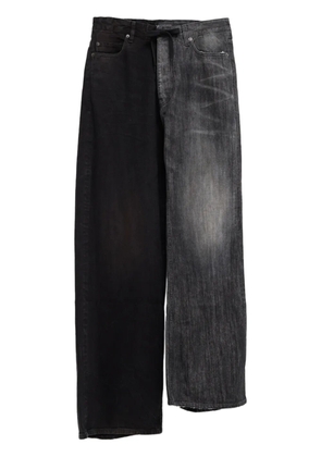 Balenciaga asymmetric jeans - Black