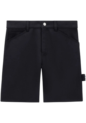 Courrèges twill bermuda shorts - Black