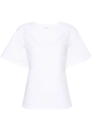 By Malene Birger Lunae scoop-neck T-shirt - White