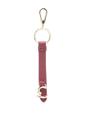 Coccinelle logo-charm keyring - Red