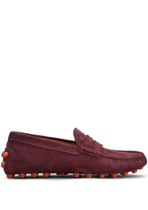 Tod's leather loafers - Red