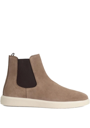 Boggi Milano Atlas suede chelsea boots - Brown