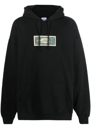 VETEMENTS graphic print hoodie - Black