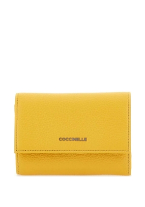 Coccinelle Metallic Soft wallet - Yellow