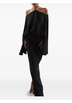 Taller Marmo Cyclades Crystal maxi dress - Black