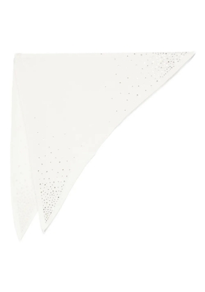 Faliero Sarti cashmere scarf - White