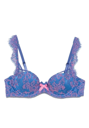 Agent Provocateur embroidered-lace bra - Blue