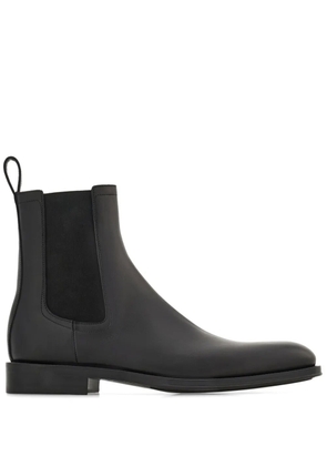 Ferragamo leather ankle boots - Black