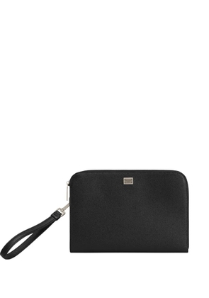 Dolce & Gabbana leather clutch bag - Black