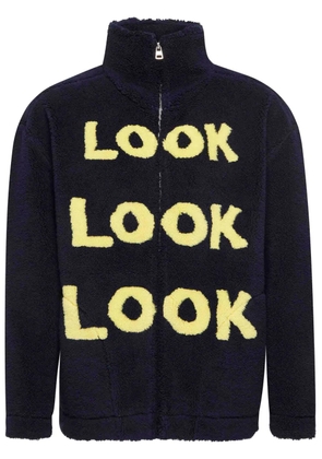 JW Anderson slogan-print jacket - Blue
