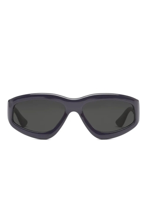 Port Tanger geometric-frame sunglasses - Black