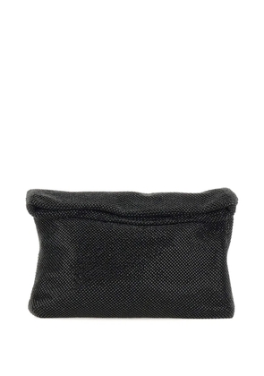 TWENTY FOURHAITCH rhinestone-embellished clutch - Black