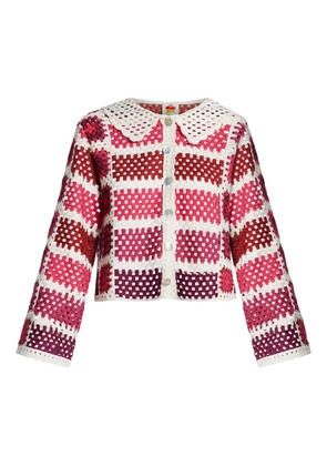 FARM Rio crochet-knit cardigan - White