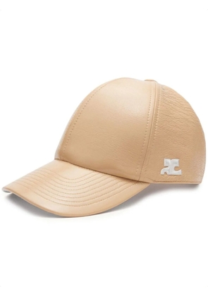 Courrèges Reedition vinyl baseball cap - Neutrals