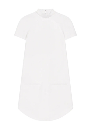Courrèges high-neck pocket-detail dress - White