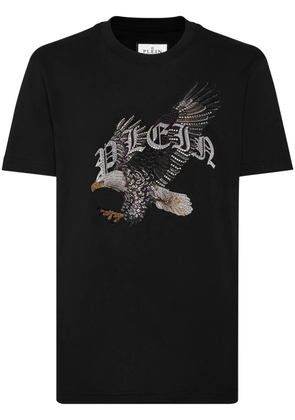 Philipp Plein SS Eagle-print T-shirt - Black