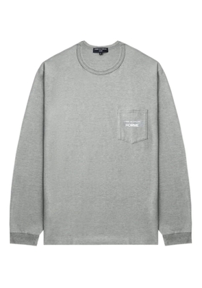 Comme des Garçons Homme logo-print T-shirt - Grey