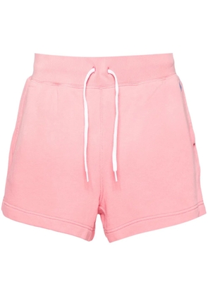 Polo Ralph Lauren Polo Pony-embroidery cotton track shorts - Pink