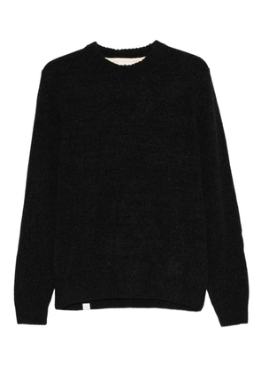 ANERKJENDT crew-neck long-sleeve sweatshirt - Black