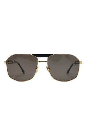 Fred chain-link sunglasses - Gold