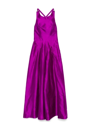 MITILIANE COUTURE shantung silk jumpsuit - Purple