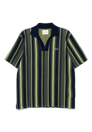 Nicholas Daley rugby striped polo shirt - Green