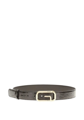 Gucci G-buckle reversible belt - Brown