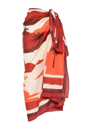 Johanna Ortiz Sailing Landscapes pareo - Red