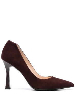 NeroGiardini 100mm suede pumps - Red