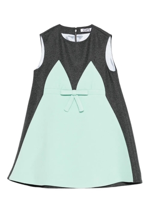 Vivetta bow-detail sleeveless mini dress - Grey
