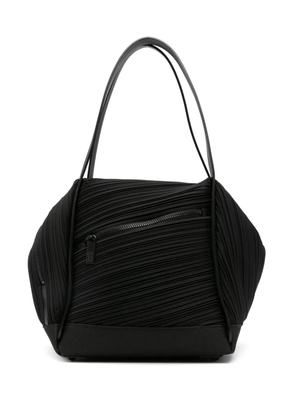 Pleats Please Issey Miyake pleated-design tote bag - Black