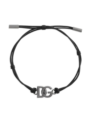 Dolce & Gabbana logo-plaque bracelet - Silver