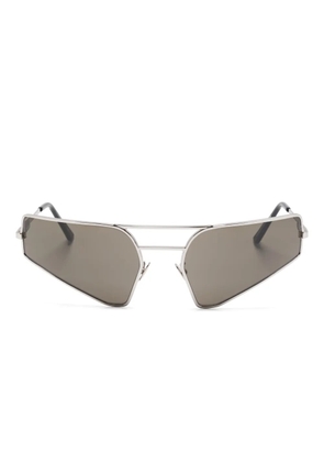 Rick Owens oversize-frame sunglasses - Silver