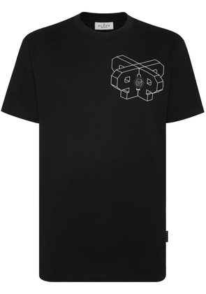 Philipp Plein Wire Frame cotton T-shirt - Black