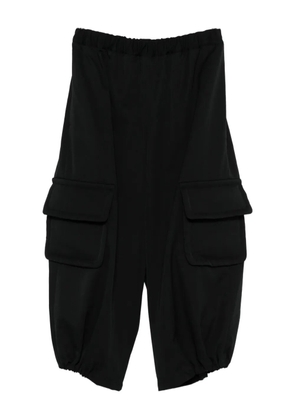 Comme Des Garçons elasticated-waist cargo trousers - Black