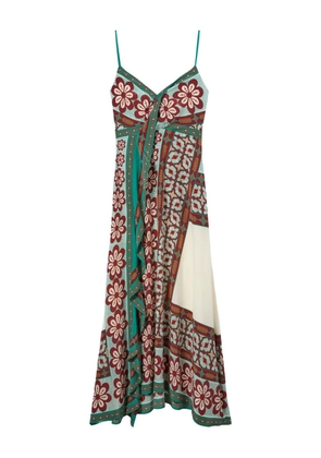 La DoubleJ Turn Around floral-print maxi dress - Neutrals