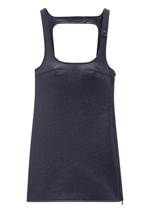 Courrèges Re-Edition vinyl mini dress - Blue