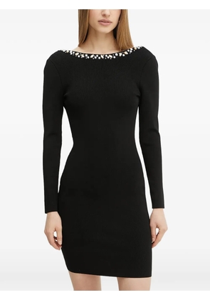 MARCIANO by GUESS embellished long-sleeved mini dress - Black