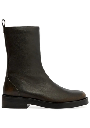 Courrèges Rider leather boots - Brown