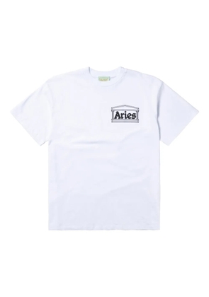 Aries logo-print T-shirt - White