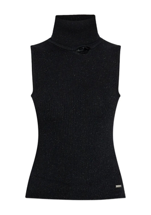 DSQUARED2 sleeveless turtleneck top - Black