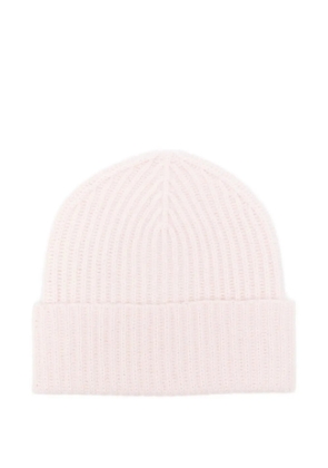 Warm-Me ribbed cashmere beanie - Pink