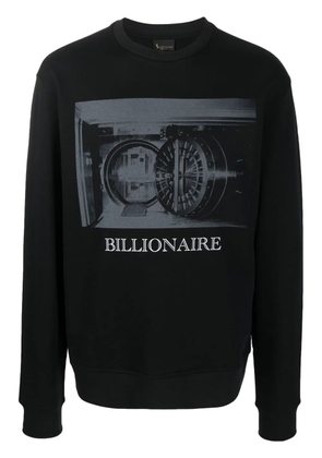 Billionaire graphic-print cotton - Black