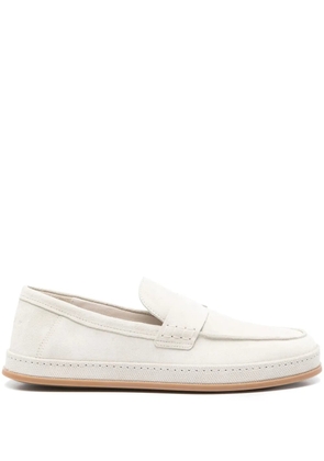 Hogan suede loafers - Neutrals