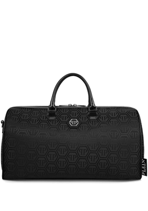 Philipp Plein jacquard monogram tote bag - Black