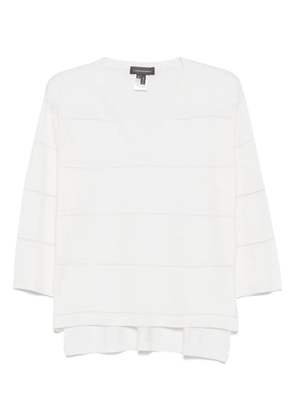 Lorena Antoniazzi striped top - White