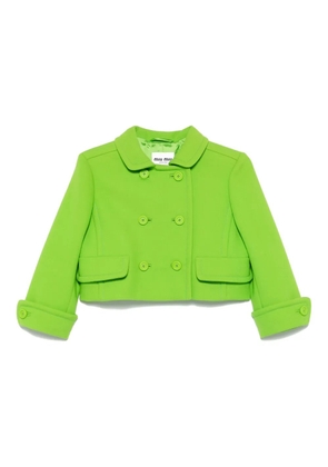Miu Miu Natté jacket - Green