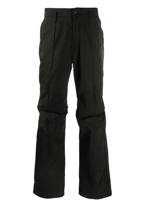 Post Archive Faction panelled straight-leg trousers - Black