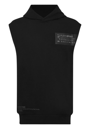 Plein Sport sleeveless hoodie - Black