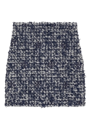 Tory Burch Kendra tweed mini skirt - Blue